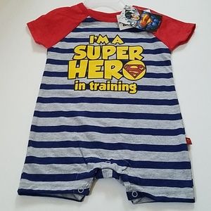 Superman baby onesie